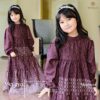 Meraya Family Set Sarimbit|Dress Kids Maroon
