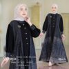 Meraya Family Set Sarimbit|Dress Mom Black