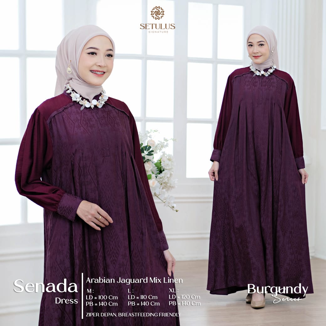 Dress Mom Burgundy