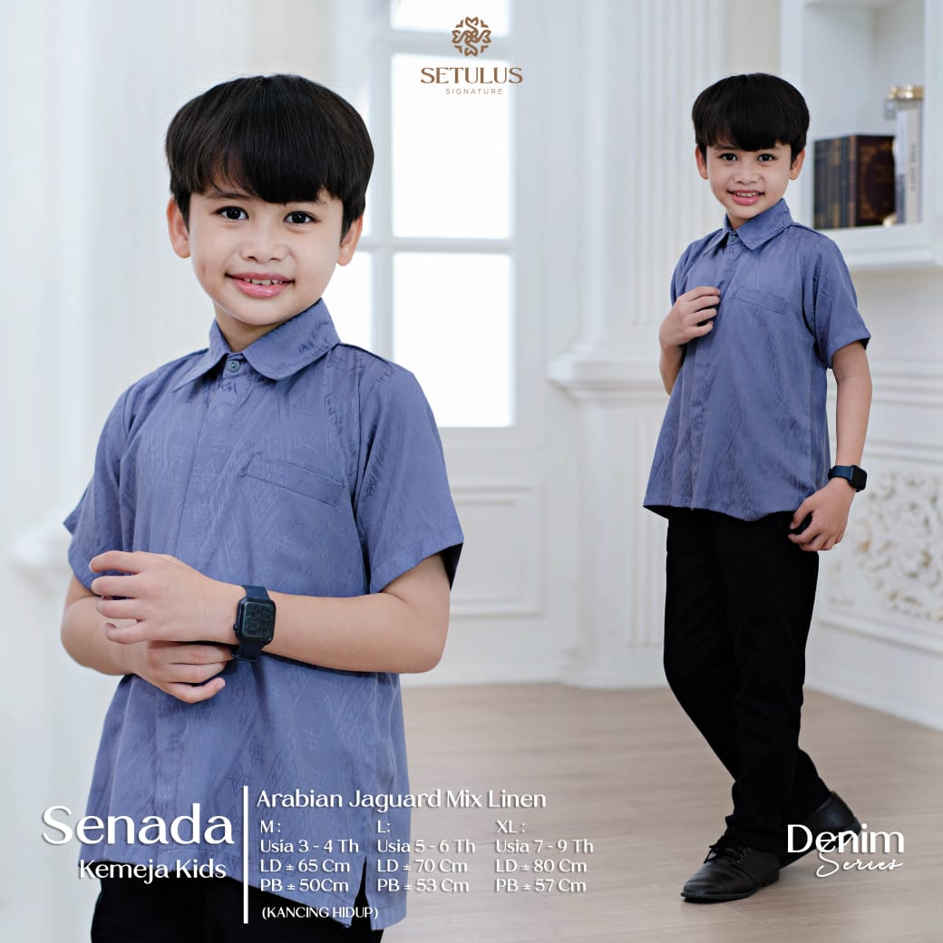 Kemeja Kids Denim