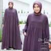 Ribia Dress|Eggplant