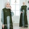 Merindu Set Couple|Dress #2 Army
