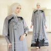 Harum Family Sarimbit|Dress Mom Grey