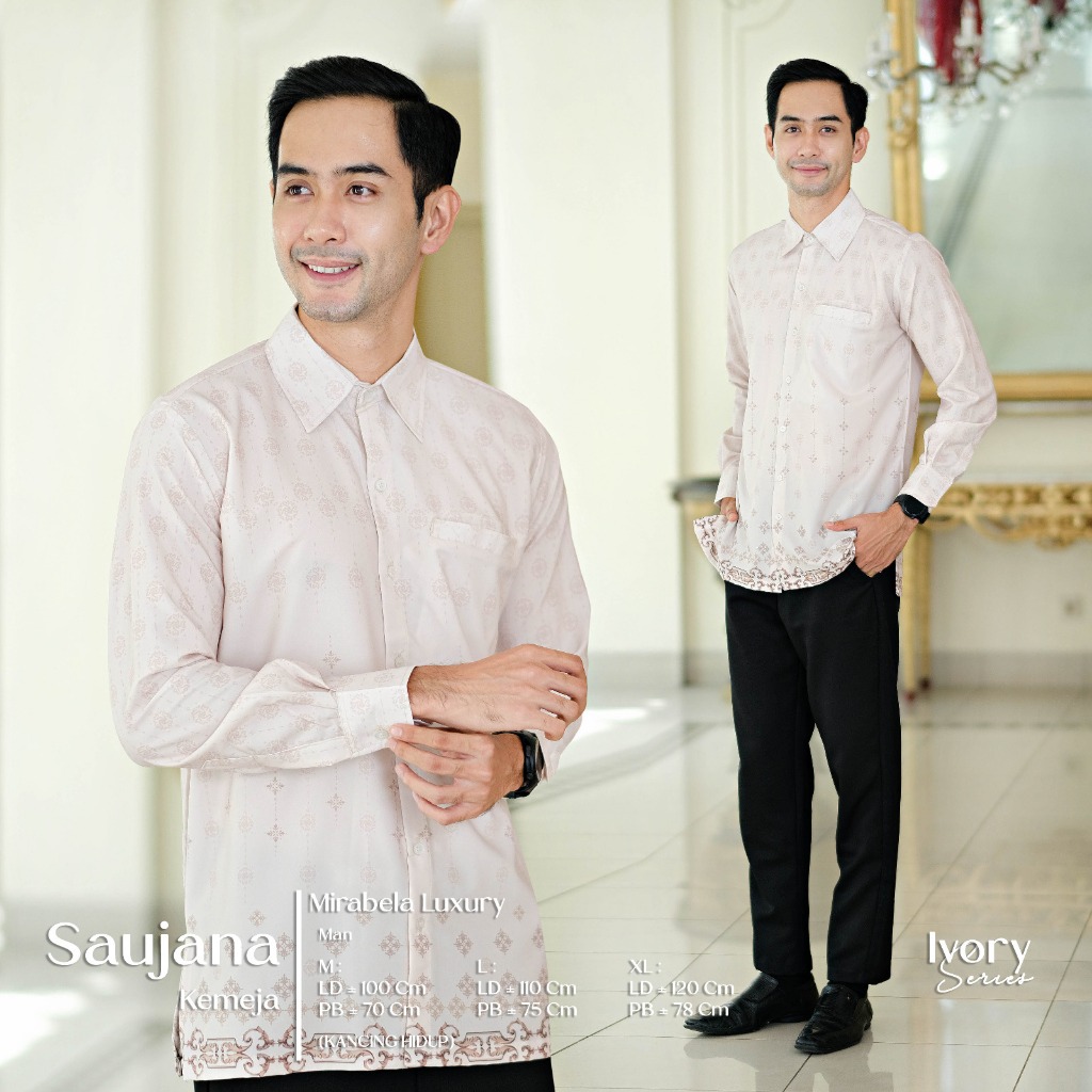 Kemeja Panjang Ivory