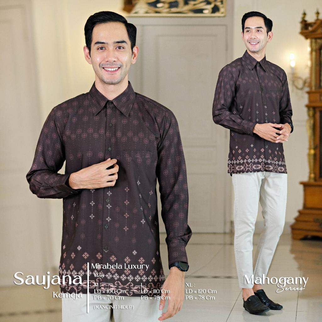 Kemeja Panjang Mahogany