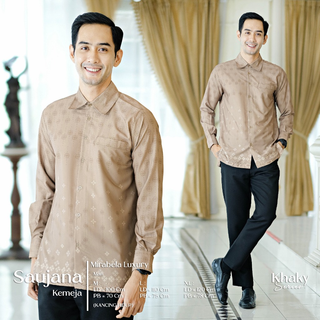 Kemeja Panjang Khaky