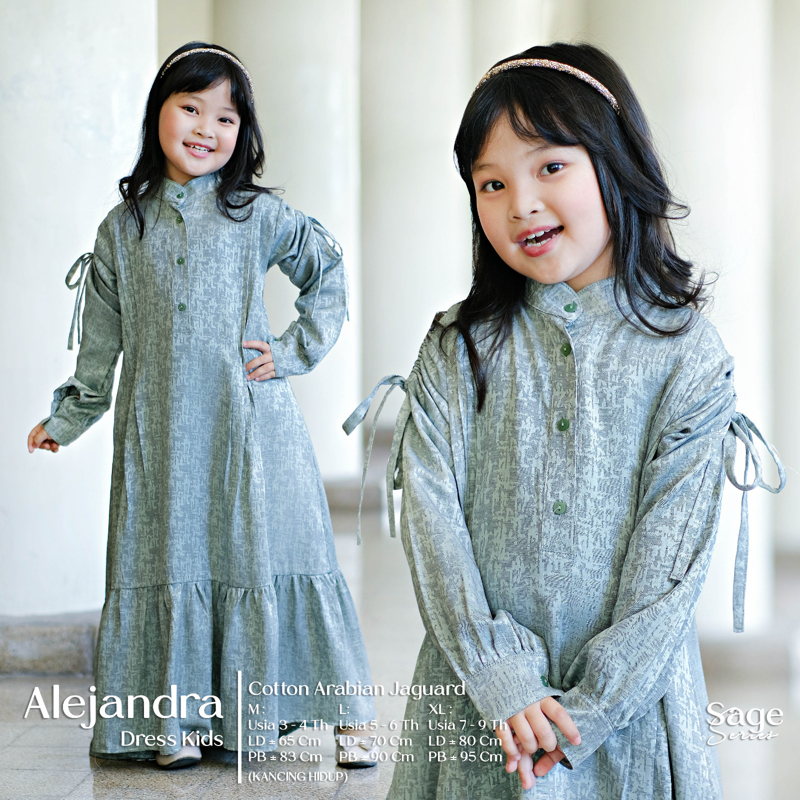 Dress Kids Sage