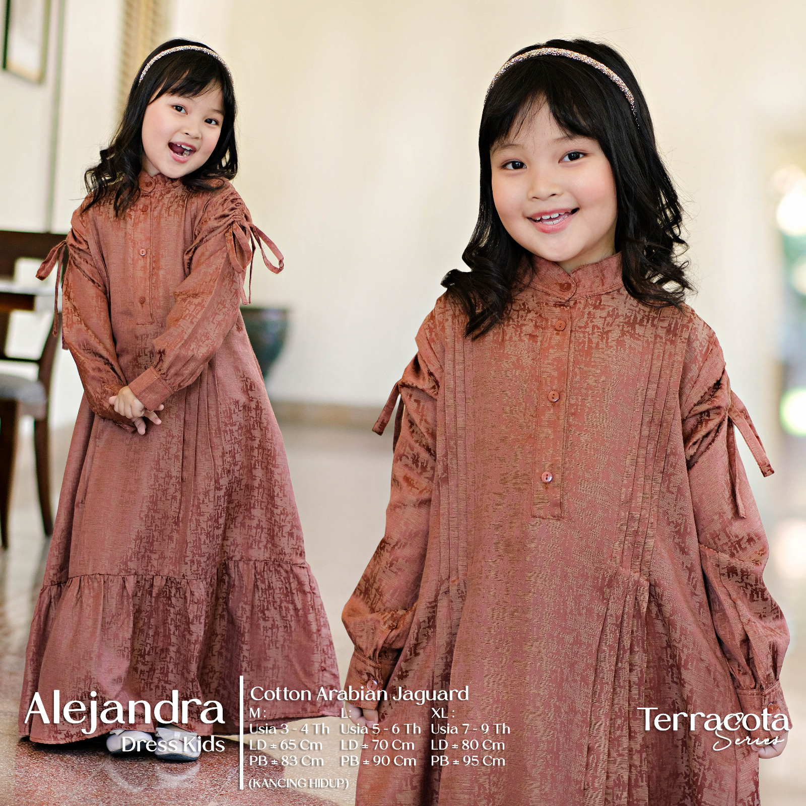 Dress Kids Terracota
