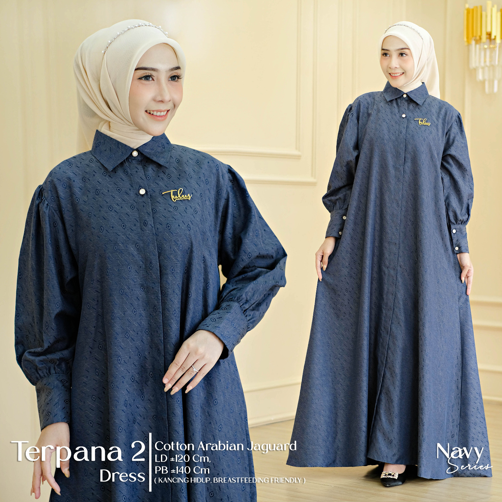 Terpana Dress #2 Navy