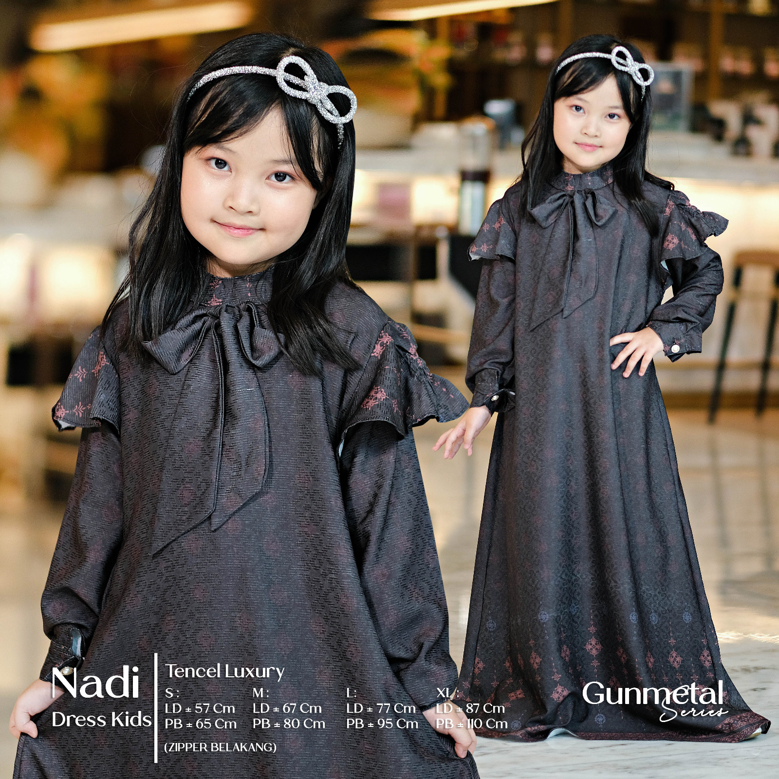 Dress Kids Gunmetal