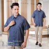 Pesona Family Sarimbit|Kemeja Pendek Midnight