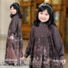 Saujana Family Sarimbit|Dress Kids Mahogany